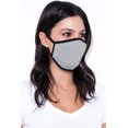 thumbnail image 1 of Double Layered Face Mask Reversible Washable Mouth Mask Grey-Black, 1 of 4