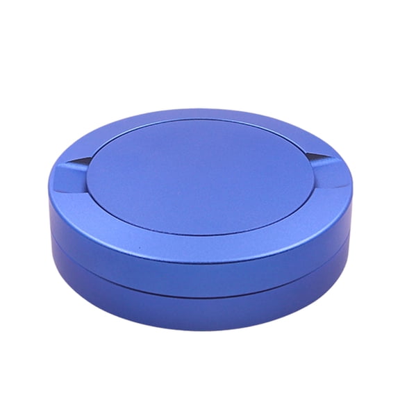 Double Layered Portable Metal Cigarette Case - Sturdy and Water-Proof Lip and Nose Pack Container - Compact Travel Storage for Smokers - Sleek Design, Durable & Long-lasting Blue