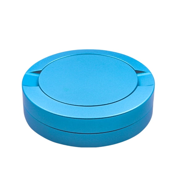 Double Layered Portable Metal Cigarette Case - Sturdy and Water-Proof Lip and Nose Pack Container - Compact Travel Storage for Smokers - Sleek Design, Durable & Long-lasting Sky Blue