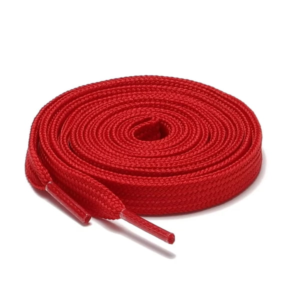 Double Layers Flat Shoe Laces Strings for Boots Sneakers Athletic Tennis Shoes