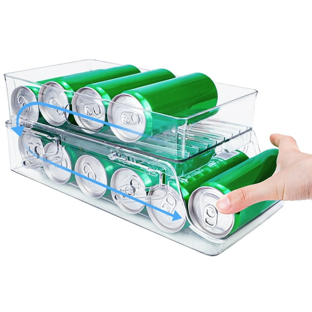 Double Layers Soda Can Fridge Storage Organisers, Foldable Can