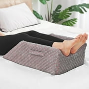 AllSett Health Double Leg Elevation Pillow – Memory Foam Support for Post-Surgery Recovery, Knee & Ankle Pain, Improved Circulation – 29” x 16” x 9.5”