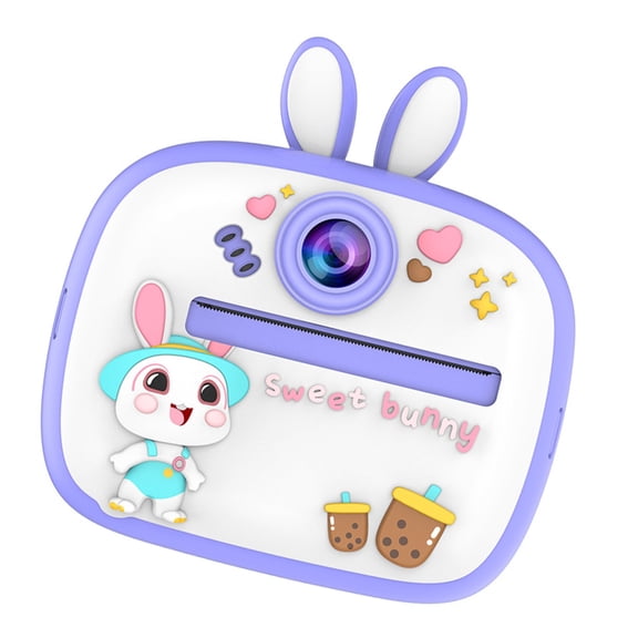 Double Lens 1080P Digital Camera for Device Cartoon Shape Easy to Carry Portable