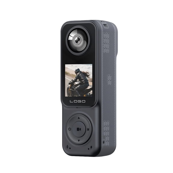 Double Lens 4K WiFi Digital Camera, Mini Portable Video Camera with 1.5 Inch Color Display