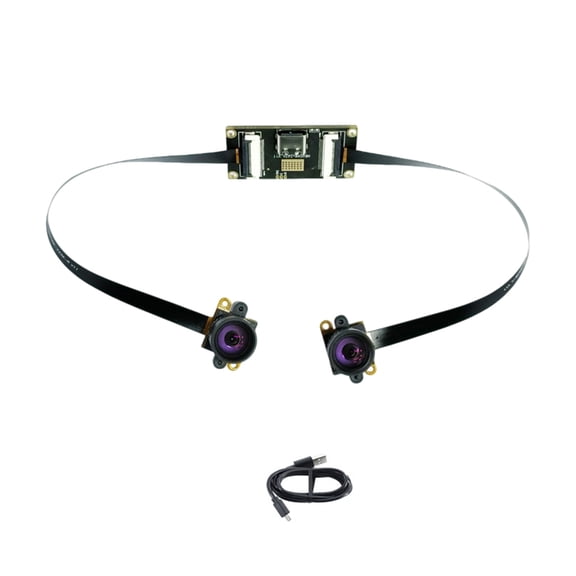 Double Lens USB Webcam 120FPS Fast Speed Capturing 2560X720 Resolution For Multiple Platforms Camera
