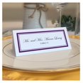 Double Line Border Place Cards, Eggplant (Choose Color), Set of 60, Pre