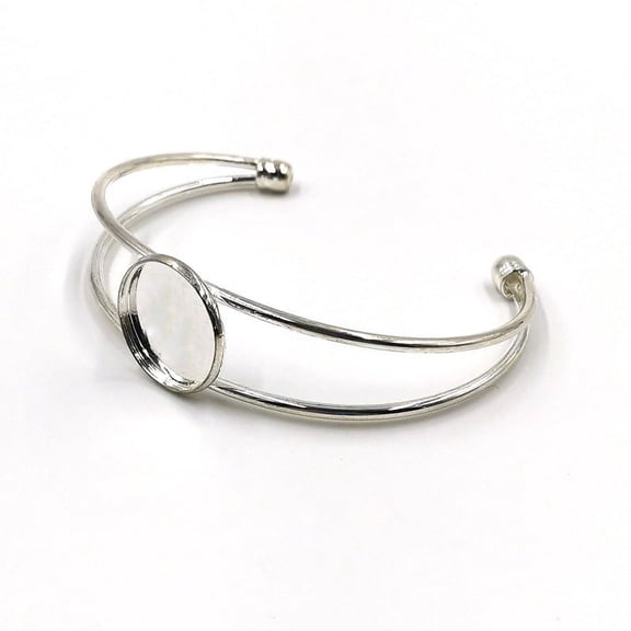Bracelet Bottom Support Double Line Copper Backing for Jewelry Making Repair One Pack 18mm 20mm and 25mm Sizes in