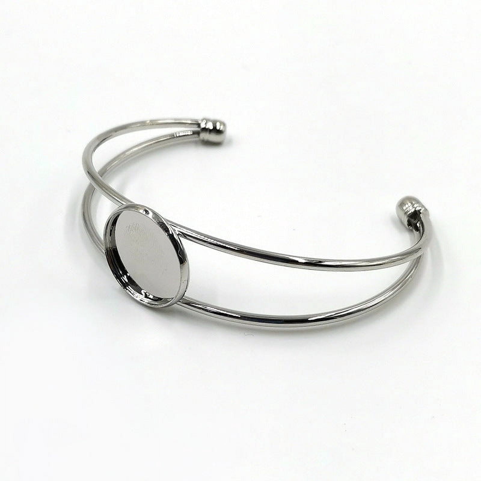 Bracelet Bottom Support Double Line Copper Backing for Jewelry Making Repair One Pack 18mm 20mm and 25mm Sizes in