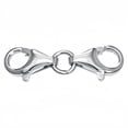 thumbnail image 1 of Double Lobster Clasp Extender,925 Silver Claw Connector Bracelet Extension Clasp Small Bracelet Extender Necklace Shortener Clasp for DIY Jewelry Making, 1 of 8