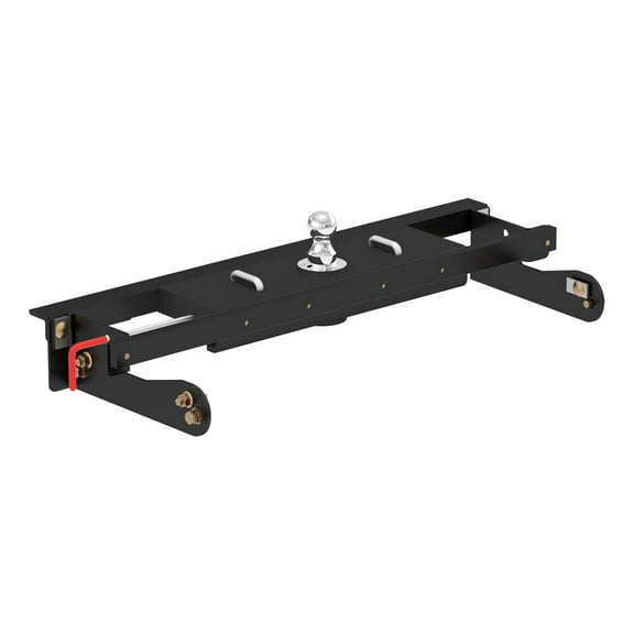 CURT 60680 Double Lock EZr Gooseneck Hitch, 2-5/16-In. Flip-Over Ball 30K, Select Chevrolet Silverado, GMC Sierra 2500, 3500 HD