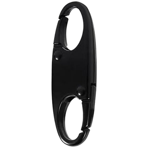 Double Locking Carabiner Double Opening zippers clip Quick disconnects Carabiner clip zippers Lock clip