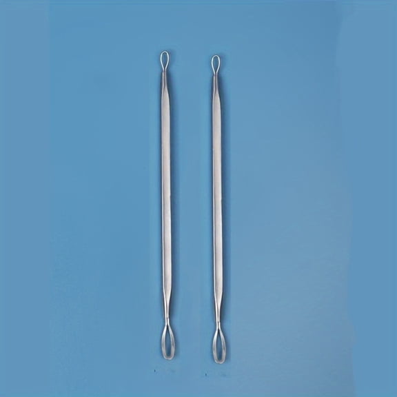 Double Loop Blackhead Remover Pimple Extractor Popper Acne Comedone Blemish Stainless Steel Blackhead Remover Tool Beauty Tools