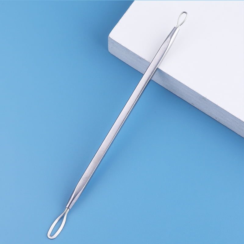 Double Loop Blackhead Remover Pimple Extractor Popper Acne Comedone Blemish Stainless Steel Blackhead Remover Tool Beauty Tools