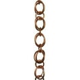 thumbnail image 1 of Double Loop Copper Rain Chain, 1 of 5