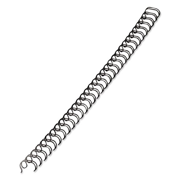 Fellowes - 0.38 in - A4 (210 x 297 mm) - 80 sheets - black - 25 pcs. wire binding comb