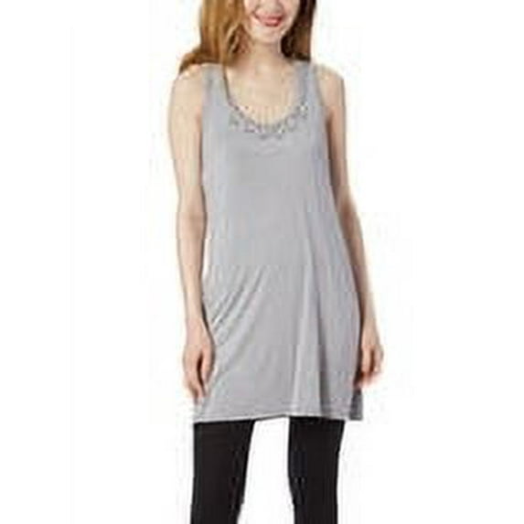 Double Looped Beaded Short Maxi Dress