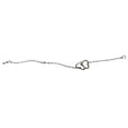 thumbnail image 1 of Double Love Heart Soulmate Crystal Bracelet Alloy Adjustable Hand Chain for Woman Jewelry Gift, 1 of 4