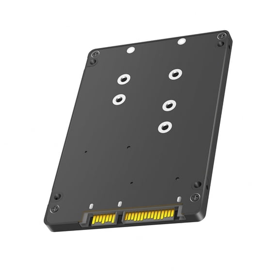 Double M.2 B+M Key to 2.5inch Hard Disk Drive Enclosure SSDs Case Adapter Card