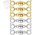 thumbnail image 1 of Double Magnetic Necklace Clasps and Closures, Necklace Extenders for Women, 14K Gold and Silver Magnetic Jewelry Clasps for Bracelets, 1 of 6