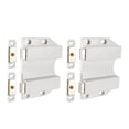 thumbnail image 1 of Double Magnetic Touch Catch Latch Long Stroke ABS White For Large Door 2Pcs, 1 of 4