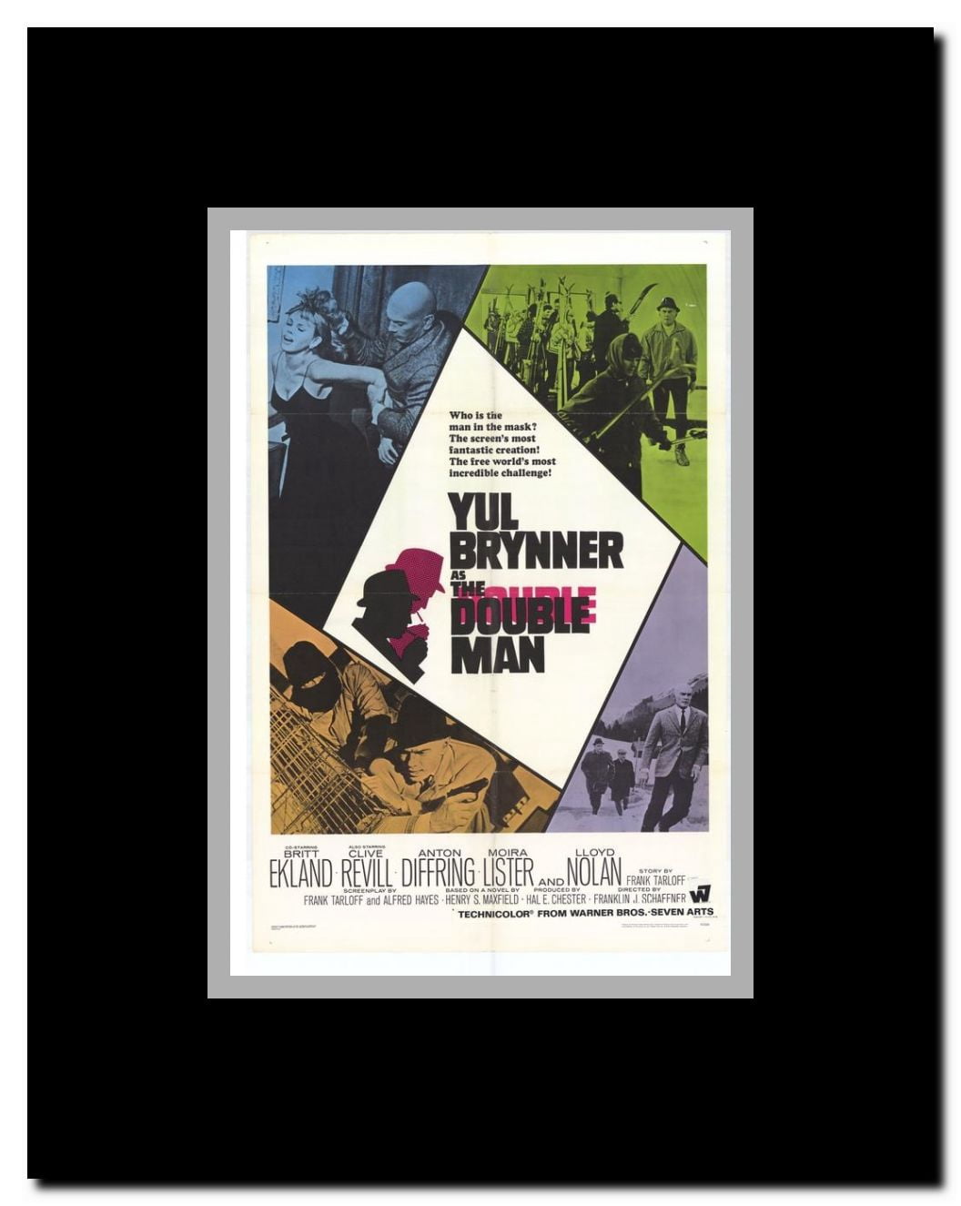 Double Man Framed Movie Poster