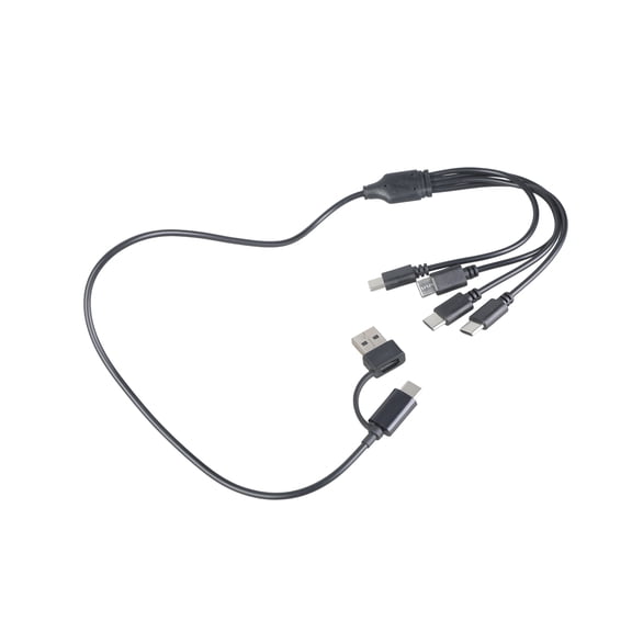 Double Manner 4 Port USB CREATE Charging Cable 5V Safe Power Delivery For Multiple Devices Charging