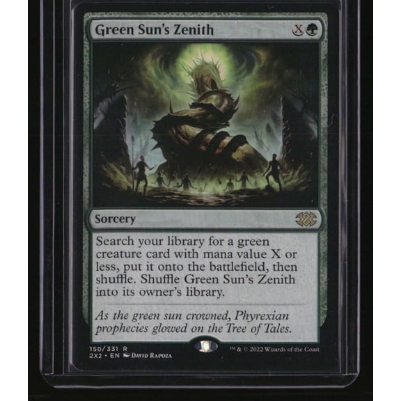Double Masters 2022 #150 Green Sun's Zenith Near Mint Trading Card