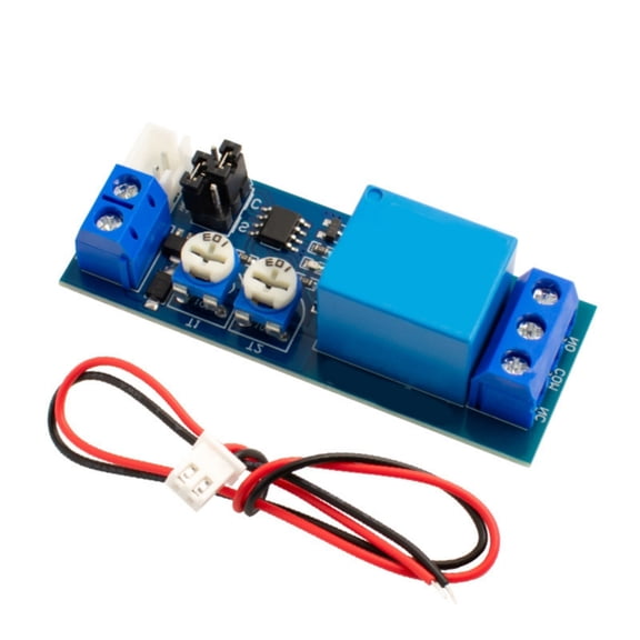 Double Mode Adjustable Timer Relays Module Compactly Design Supports Multiple Voltages Repeat Cycles Temperature Resist