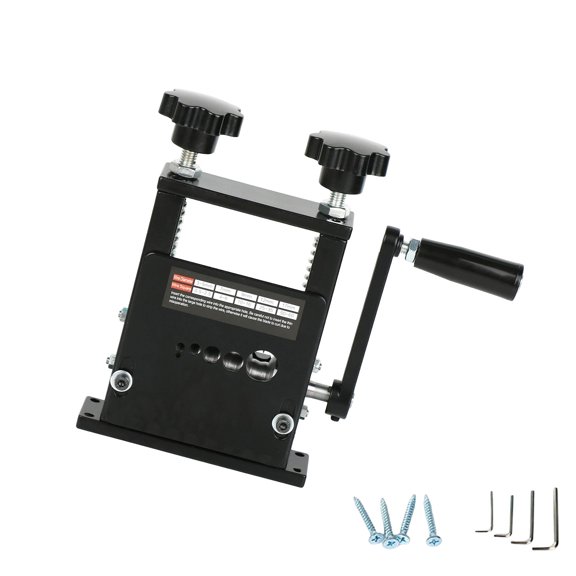 Double Mode Cable Stripper Combining Hand Operated Crank and Electric Power Connection for Precise Wire Processing