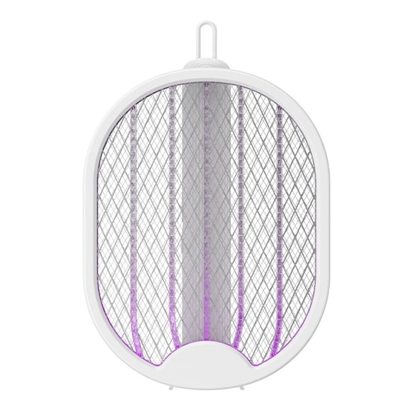 Double Mode Swatter Electric Fly Wall Mountable Design With Switches for Bedroom Garden