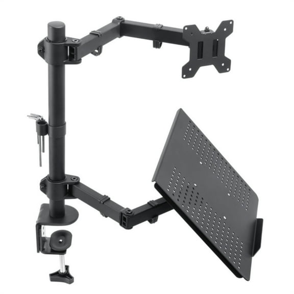 Double Monitors Mount Stand Desk Universal Expandable Display Bracket For Laptop Computer Desktop Holder Double Arm