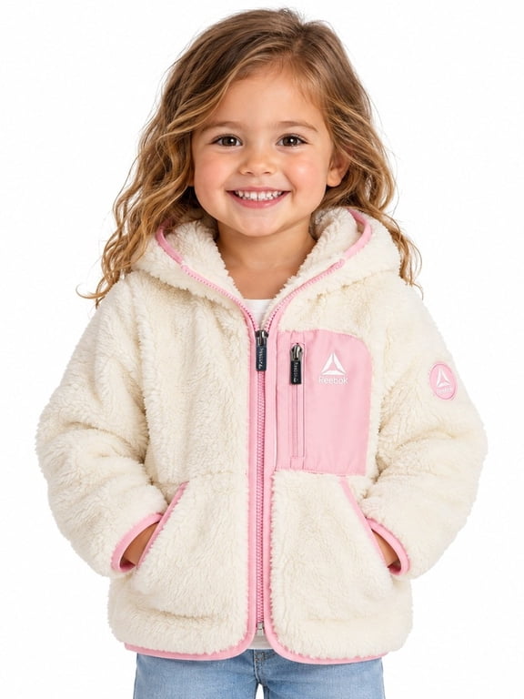 Toddler High Pile Fleece Jacket, Sizes 12M-5T