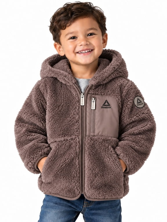 Toddler High Pile Fleece Jacket, Sizes 12M-5T