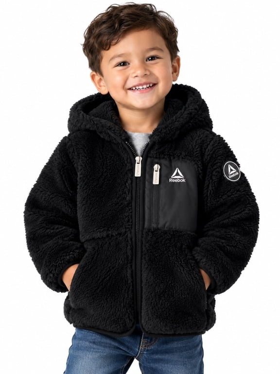 Toddler High Pile Fleece Jacket, Sizes 12M-5T