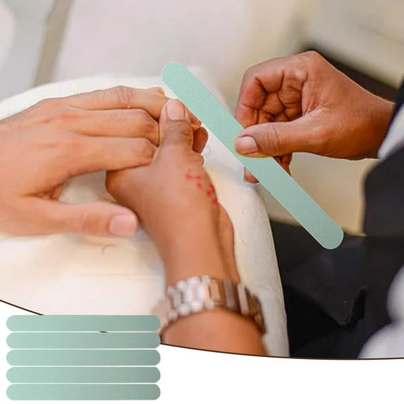 Double Nail File Emery Boards for Acrylic Natural Nails Manicure Pedicure Tools Home Salon Use