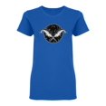 thumbnail image 1 of Double Narwhal Shaped T-Shirt Women -Image by Shutterstock, Female XX-Large, 1 of 2