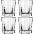 thumbnail image 1 of Double Old Fashioned Rocks Whiskey Scotch Glasses 12 Oz -Set of 4-heavy Base Elegant Barware Pub, 1 of 4