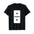 thumbnail image 1 of Double One Dominoes T-Shirt Halloween Costume Domino Game T-Shirt, 1 of 5