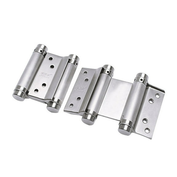 Double Open Spring 4 Inch Hinge Stainless Steel Two-way Door Hinge for Cowboy Bar Counter Door Fence Use Supplies