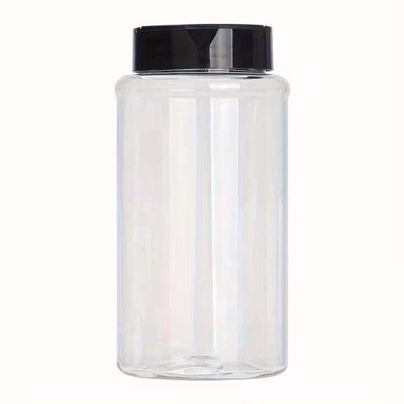 Double Opening Airtight Plastic Storage Bottle 20.29oz Leak Proof