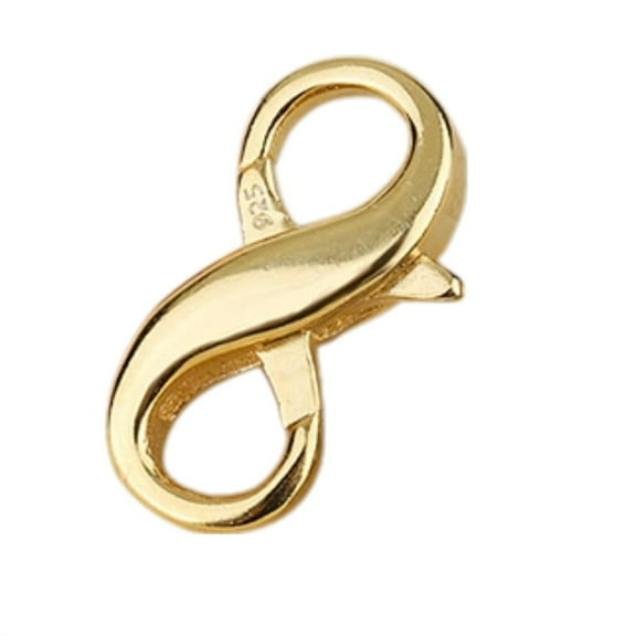 Double Opening Lobster Clasp Connector for Necklace Bracelet Extender Jewelry Making DIY Gold Silver Plated(14 X 6mm)