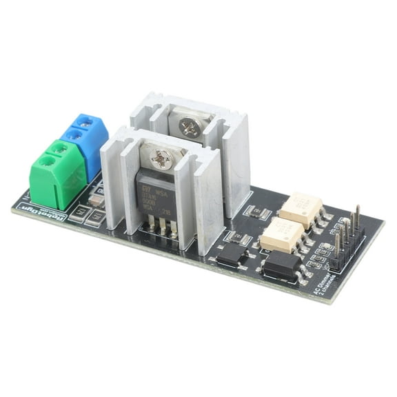 Double Output AC Light Dimmer Power Module Safety Optocoupler Isolation For Multiple Loads Including LEDs BTA16- 600B