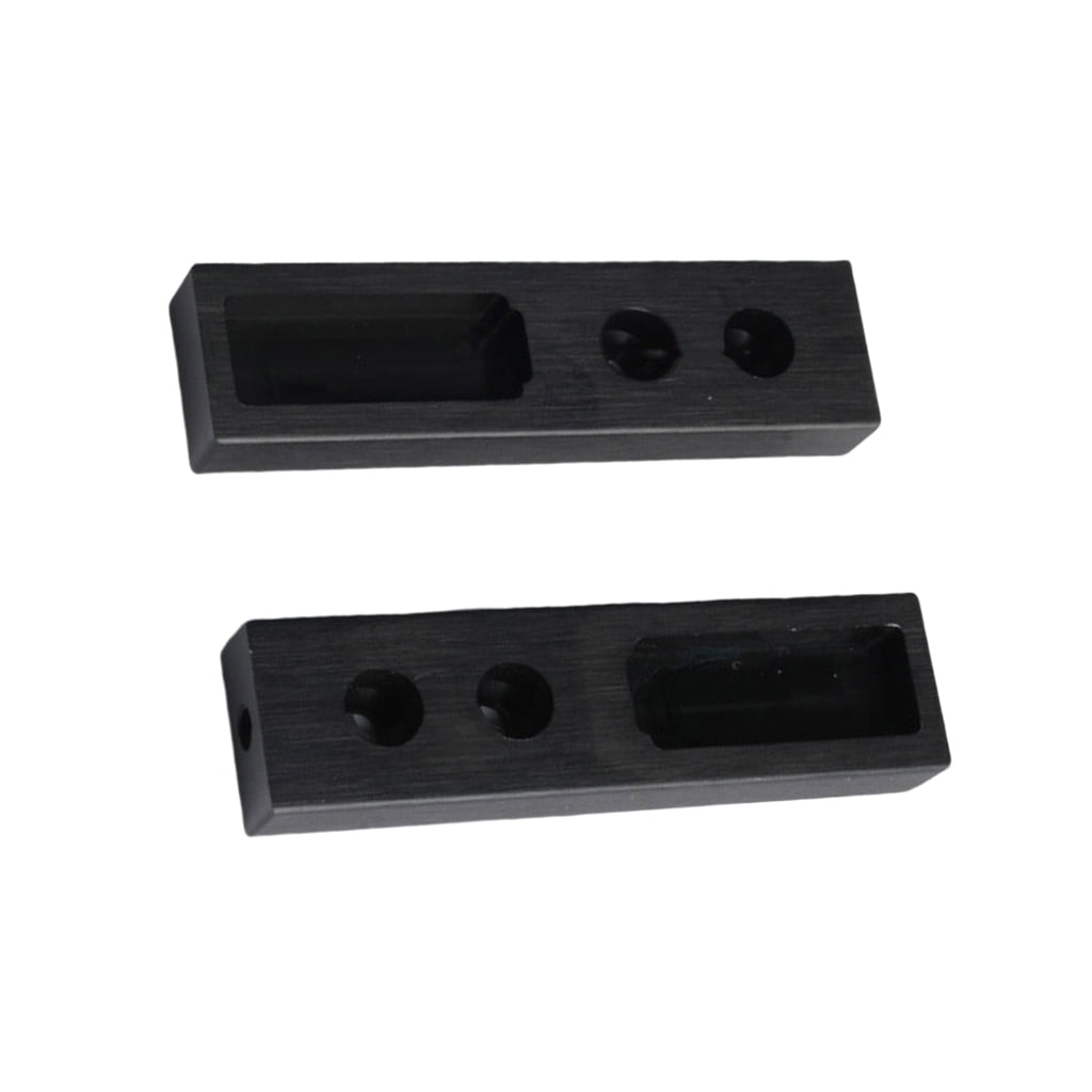 Studry Base Double Pack Closet Rod Flanges Bases Sturdy Aluminum Build Enhances ...