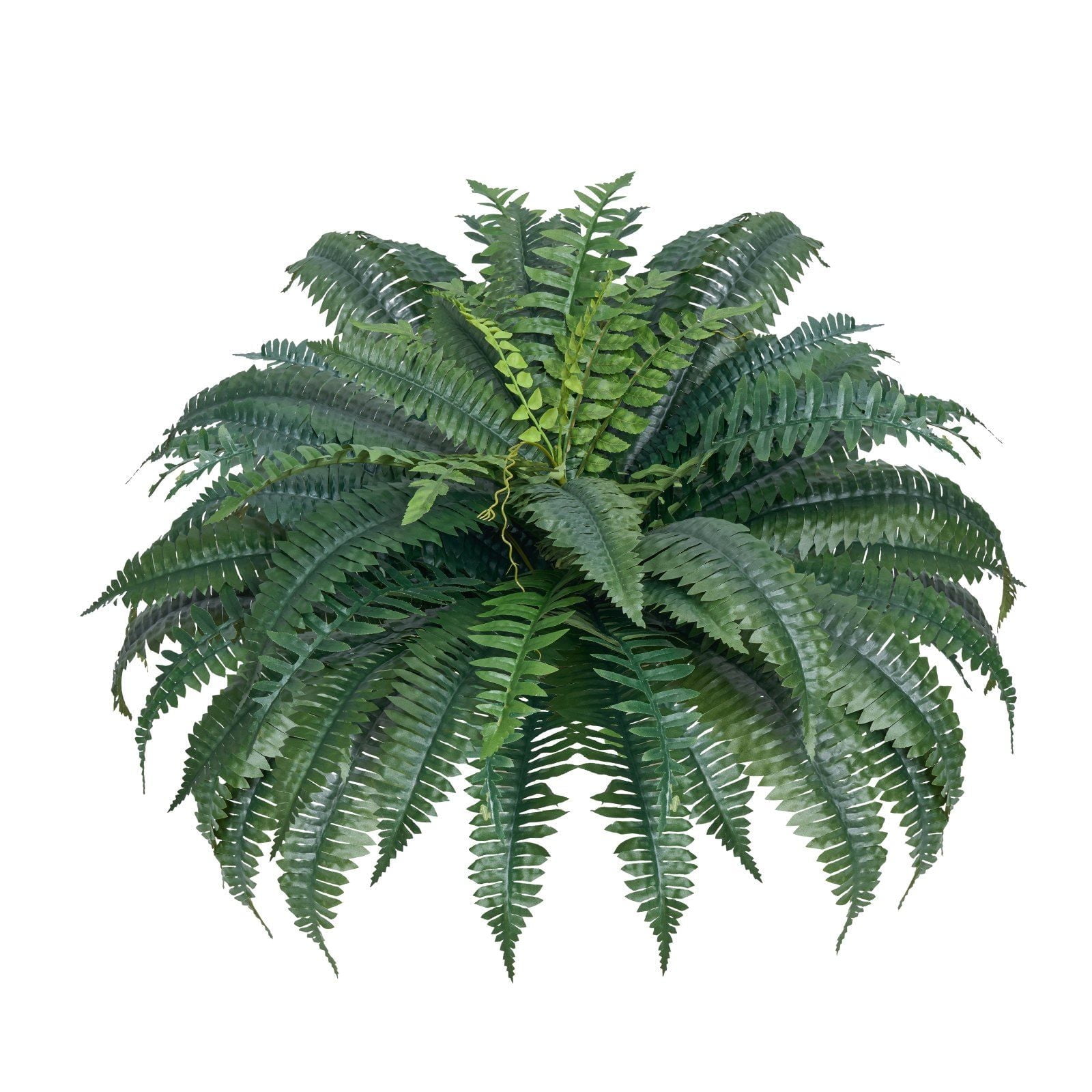 Double Pack Fake Boston Fern Plants 50 Realistic Fern Branches Each Durable Plastic Fern for Patio, Porch, Indoor Decor