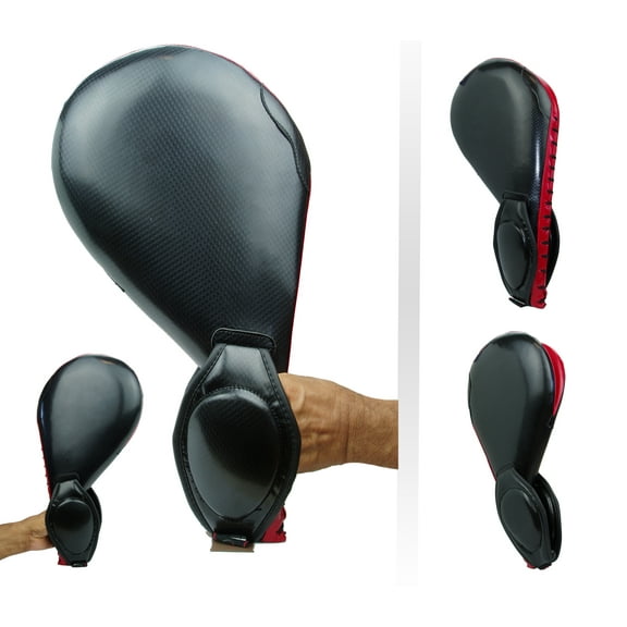 Double Paddle Kicking Clapper Target w/Hand Protector, Strike Pad, TKD, Karate