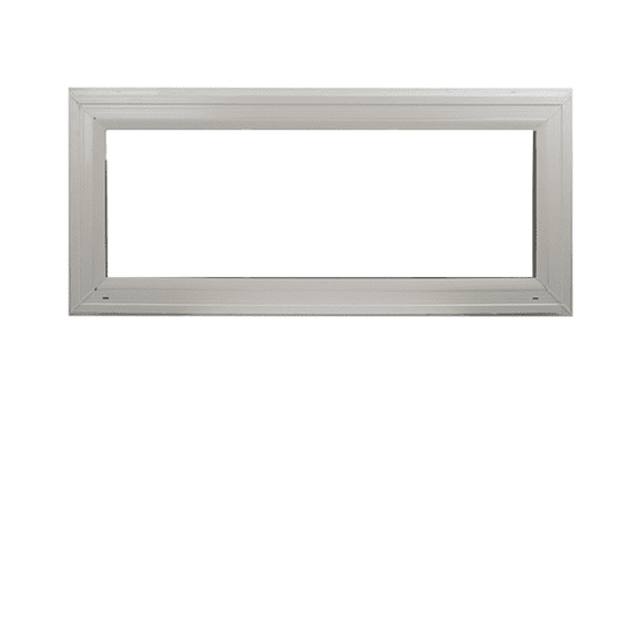 Double Pane Transom Window 30" x 10" Vinyl Picture Windows Argon Gas DP50 Low-E Glass