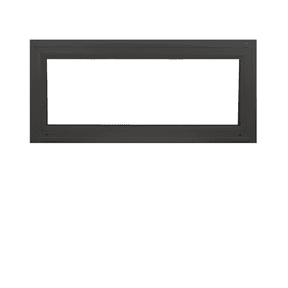 Double Pane Transom Window 36" x 12" Fixed Window Black Vinyl DP50 Argon Filled Glass Window