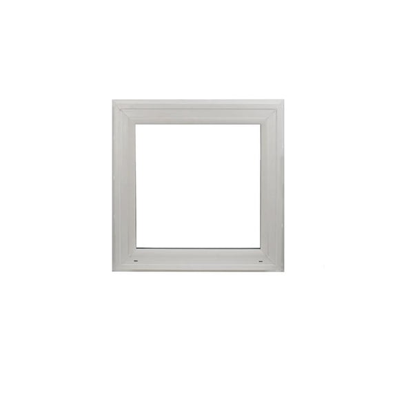 Double Pane Window, 12" x 12" White Vinyl, Argon Gas Filled, Low-E Windows