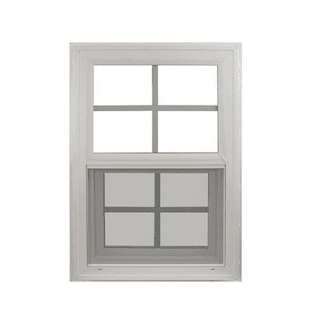 Double Pane Window 18" x 27" White Vinyl Window Low-E Glass Argon Gas Residental Window Florida Approved