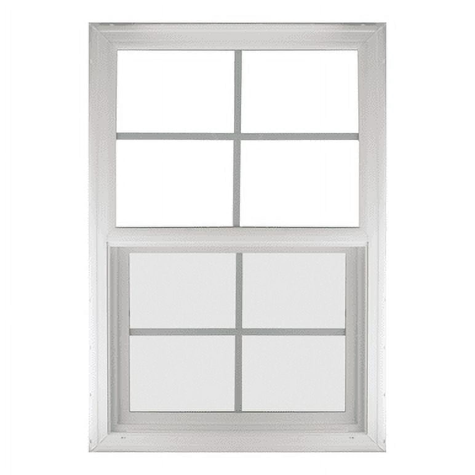 Double Pane Window 18" x 36" White Vinyl Window Low-E Glass Argon Gas Window Florida Approved